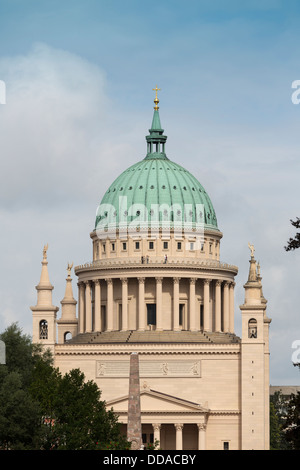 L''Église Saint-Nicolas (Nikolaikirche) allemand : St. à Potsdam, Allemagne Banque D'Images