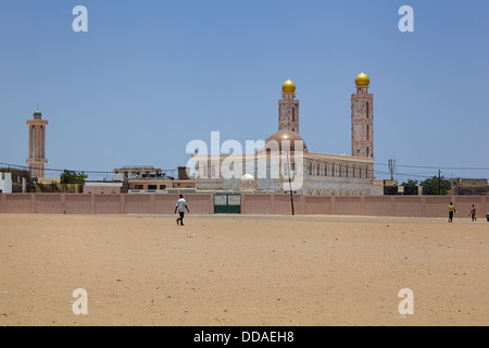 Khalifa Ababacar Sy Mosquée, Tivaouane, Sénégal, Afrique Banque D'Images