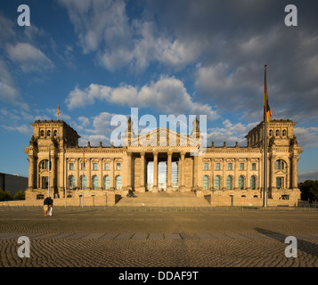 Le bâtiment du Reichstag, Berlin, Allemagne Banque D'Images