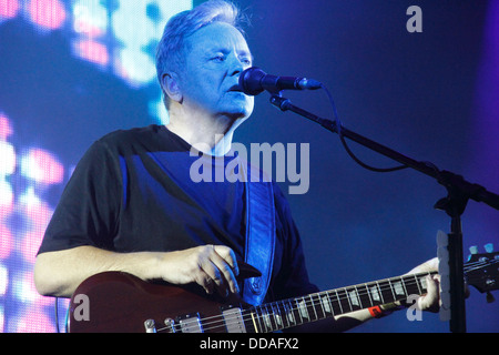 Bernard Sumner de New Order en direct de transmission de Jodrell Bank 005 Banque D'Images