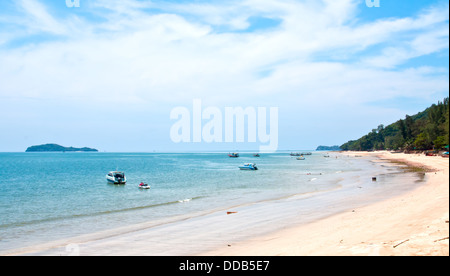 Une vue plongeante d'un angle élevé et dans le sud de la Thaïlande. Banque D'Images