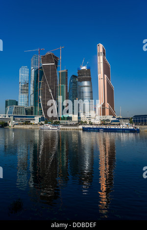 Centre d'affaires international de Moscou (Russie) Banque D'Images