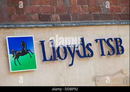 LLOYDS TSB Bank high street dans le centre-ville de York North Yorkshire England UK Banque D'Images