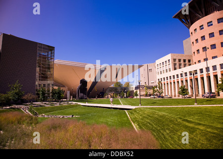 Frederic C. Hamilton plus, Denver Art Museum, Civic Centre culturel complexe, Denver, CO, USA Banque D'Images