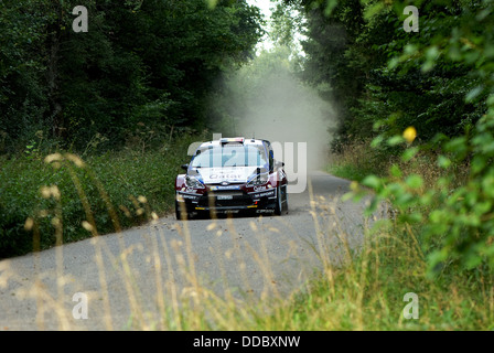 ADAC Rallye Deutschland 2013 Leg 1 - Blankenheim Banque D'Images