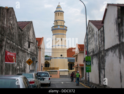 Melayu Lebuh Acheh Mosquée, George Town, Penang, Malaisie Banque D'Images