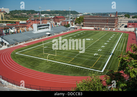 CUPPLES STADIUM PUBLIC SCHOOL SPORTS PISTE PITTSBURGH PENNSYLVANIA USA Banque D'Images