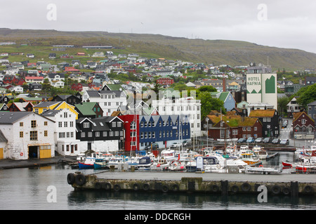 L'île de Streymoy, Torshavn, Faroe Islands Banque D'Images