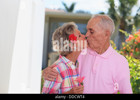 Senior couple relaxing Banque D'Images