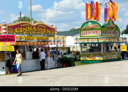 La foire du comté de Monroe de Monroe, Michigan Banque D'Images