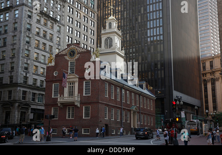 L'Old State House, Boston, Massachusetts Banque D'Images