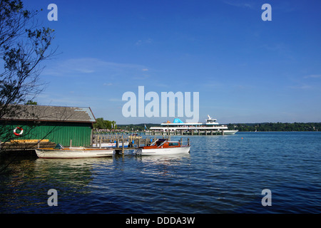 Le Lac de Starnberg Starnberg, Berlin, Berlin, Allemagne Banque D'Images