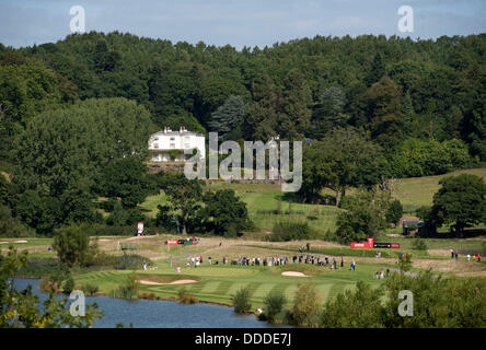 - Newport South Wales - UK - 31 août 2013 : Le troisième tour de la FSI Handa Wales ouvert sur les vingt dix cours au Celtic Manor Resort à Newport, Pays de Galles. Credit : Phil Rees/Alamy Live News Banque D'Images