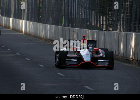 Baltimore, Maryland, USA. Août 31, 2013. F1, Grand Prix de Baltimore, Baltimore, MD, le 30 août au 1er septembre 2013, Oriol SERVIA, Panther Racing © Ron Bijlsma/ZUMAPRESS.com/Alamy Live News Banque D'Images