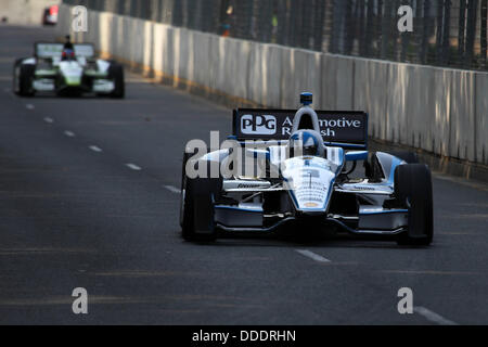 Baltimore, Maryland, USA. Août 31, 2013. F1, Grand Prix de Baltimore, Baltimore, MD, le 30 août au 1er septembre 2013, l'équipe Penske Helio Castroneves, © Ron Bijlsma/ZUMAPRESS.com/Alamy Live News Banque D'Images