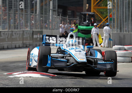 Baltimore, Maryland, USA. Août 31, 2013. F1, Grand Prix de Baltimore, Baltimore, MD, le 30 août au 1er septembre 2013, l'équipe Penske Helio Castroneves, © Ron Bijlsma/ZUMAPRESS.com/Alamy Live News Banque D'Images