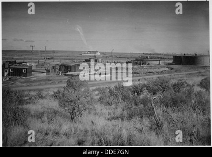 Minidoka Centre de réinstallation, de chasser, de l'Idaho. Minidoka usine de traitement des eaux usées. 539957 Banque D'Images