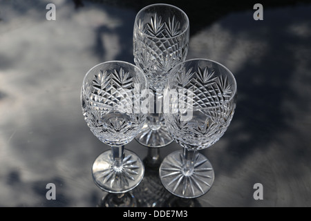 Tyrone verres de cristal Banque D'Images