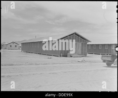 Poston, Arizona. C caserne , à ce centre de compétence pour la réinstallation de guerre évacués d'origine japonaise. 536156 Banque D'Images