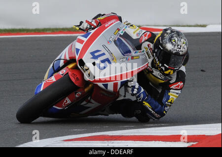 Silverstone, Royaume-Uni. 01 septembre 2013. Scott Redding (Marc VDS Racing Team) pendant la course au circuit de Silverstone Crédit : Gaetano Piazzolla/Alamy Live News Banque D'Images