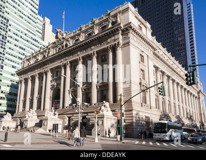 Le National Museum of the American Indian, US Custom House, Bowling Green, NEW YORK, USA. Banque D'Images