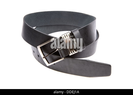 Ceinture fashion homme isolé sur fond blanc Banque D'Images