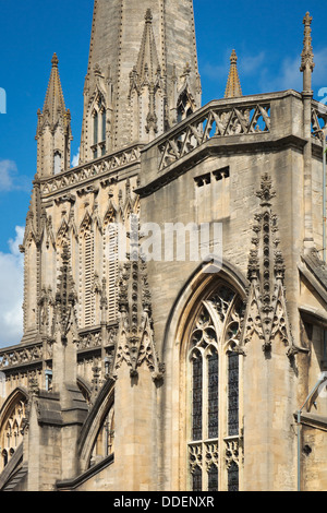 Détail de l'église paroissiale médiévale de St Mary, Redcliife Bristol. Banque D'Images