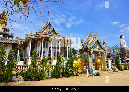 Temple d'Ek Phnom Penh, Cambodge. Banque D'Images