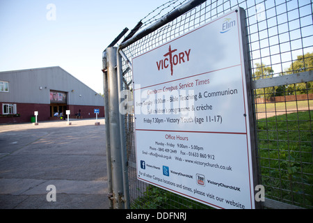 L'église de la Victoire dans la banlieue de Liverpool qui est l'hôte d'un renouveau pentecôtiste dans le sud du Pays de Galles, Royaume-Uni Banque D'Images