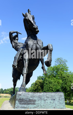 L'énergie physique statue par George Frederic Watts, Kensington Gardens, London, England, UK Banque D'Images