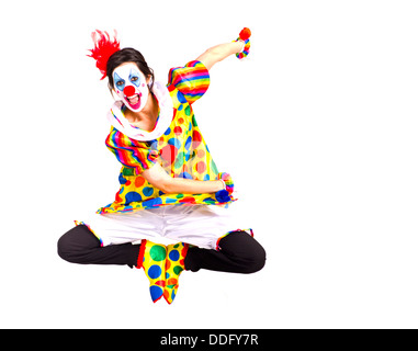 Couleur Clown Banque D'Images