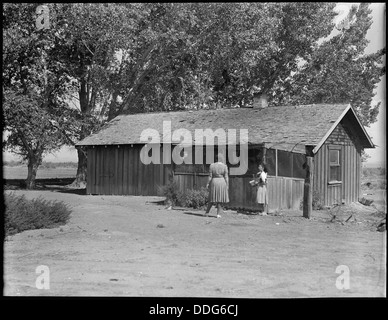 Topaze, Utah. Vues de vieille maison de ferme sur le Centre de l'Utah, Projet repris par six jeunes grou . . . 537257 Banque D'Images