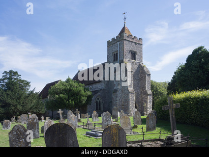 Eglise Saint-Pierre à Firle East Sussex, Angleterre Banque D'Images