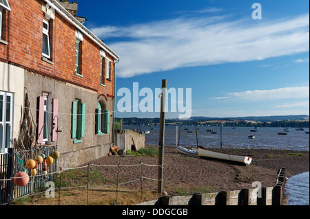 Lympstone Harbour, Exe Estuaire, Devon, UK Banque D'Images