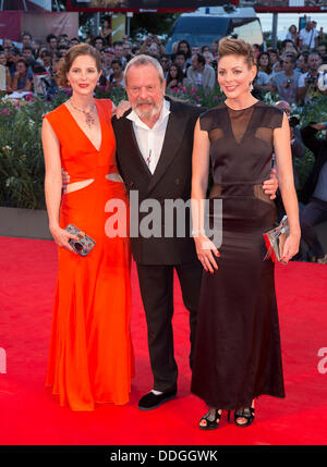 TERRY GILLIAM AMY GILLIAM HOLLY GILLIAM LE THÉORÈME ZÉRO PREMIERE 70ème FESTIVAL DU FILM DE VENISE LIDO Venise ITALIE 02 septembe Banque D'Images