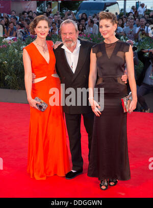 TERRY GILLIAM AMY GILLIAM HOLLY GILLIAM LE THÉORÈME ZÉRO PREMIERE 70ème FESTIVAL DU FILM DE VENISE LIDO Venise ITALIE 02 septembe Banque D'Images