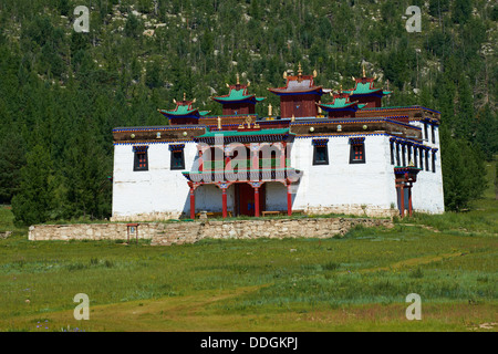 La Mongolie, province Khentii, Baldan Bereeven Khiid monastère construit en 1700, détruit en 1930 par commusnist et récemment reconstruit Banque D'Images