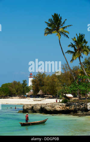 La Tanzanie, Zanzibar, Unguja, village de Nungwi beach Banque D'Images