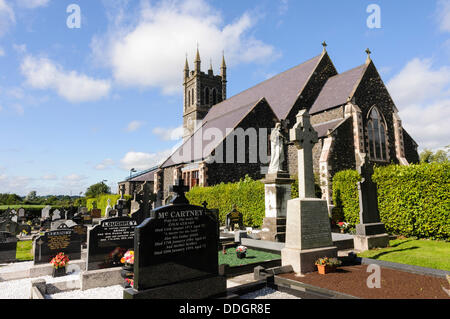 Bellaghy, Irlande du Nord. 2 Septembre 2013 - L'église Sainte Marie, où le poète Seamus Heaney a été inhumé dans sa ville natale de Bellaghy. Crédit : Stephen Barnes/Alamy Live News Banque D'Images