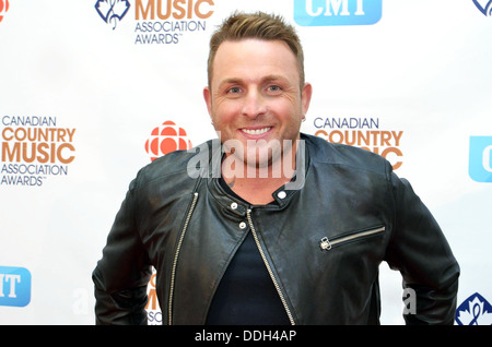 Johnny Reid au Canadian Country Music Association Awards 2012. Banque D'Images