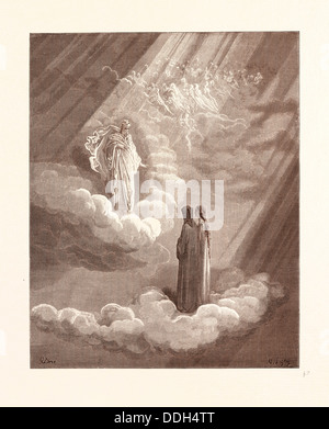 Ancêtre de DANTE, PAR GUSTAVE DORE Banque D'Images