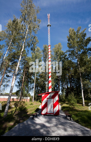 Mât de téléphonie mobile dans le parc Marianne, Lappeenranta FINLANDE Banque D'Images