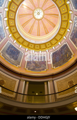 Intérieur de l'Alabama State Capitol building, Montgomery, AL, États-Unis d'Amérique Banque D'Images