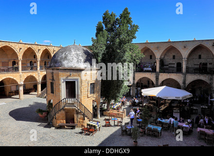 Lefkosa, Lefkosia, vieille ville, Buyuk Han, le Grand Inn, est le plus grand caravansérail sur l'île de Chypre, Chypre du Nord Banque D'Images