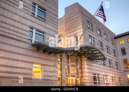 Ambassade des États-Unis sur la Pariser Platz, Berlin, Allemagne Banque D'Images