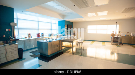 Laboratoire d'autopsie à l'État Bureau des examinateurs médicaux - Morgue Banque D'Images