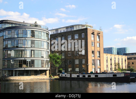 Bassin Battlebridge Regent's Canal Kings Cross Londres Banque D'Images