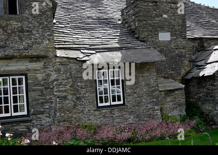 Vieux bureau de poste, Tintagel, Cornwall, England, UK. Banque D'Images