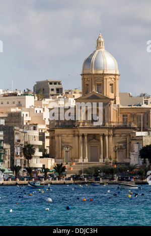 Dans l'église St Joseph, KALKARA MALTE. Banque D'Images