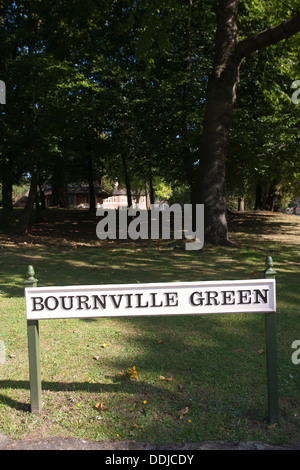 Bournville Village, la maison de l'usine de chocolat Cadbury, fondée par George Cadbury en 1879, Angleterre, Royaume-Uni Banque D'Images